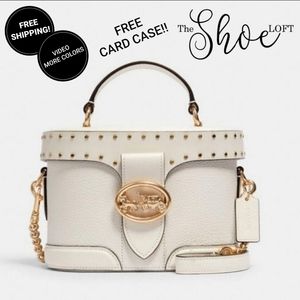 Coach Georgie Box Crossbody w FREE Zip Card Case
